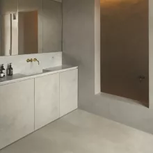 Alpha Vinyl-ILLUME-Mészkőbarna Beton Padló alátéttel