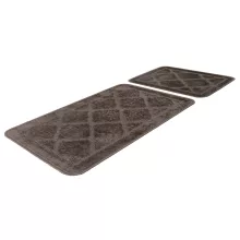 Bari Taupe Fürdőszoba szőnyeg 50x80 cm + 50x40 cm
