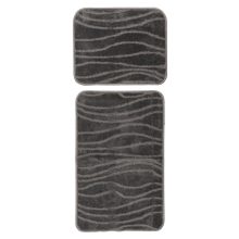 Bari 102 Grey Fürdőszoba szőnyeg 50x80 cm + 50x40 cm
