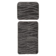 Bari 102 Grey Fürdőszoba szőnyeg 50x80 cm + 50x40 cm