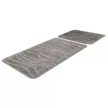 Bari 102 Silver Fürdőszoba szőnyeg 50x80 cm + 50x40 cm