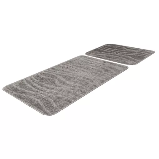 Bari 102 Silver Fürdőszoba szőnyeg 50x80 cm + 50x40 cm