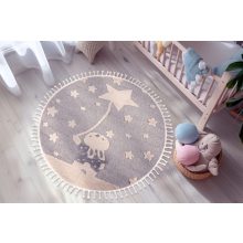 Fano 393 rabbit star gyerekszőnyeg 133 cm-es kör