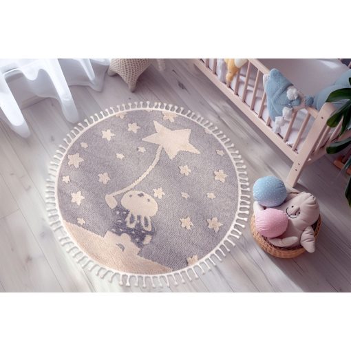Fano 393 rabbit star gyerekszőnyeg 133 cm-es kör
