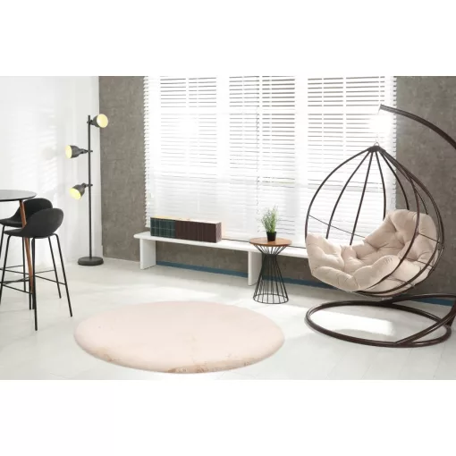 Heaven 800 beige szőnyeg 120 cm-es kör