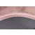 Heaven 800 powder pink szőnyeg 120 cm-es kör