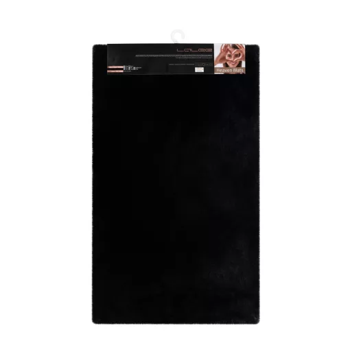 Heaven Mats Black Fürdőszoba szőnyeg 67x110 cm