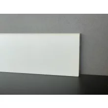 8 cm Magas Ívelt Fehér Szegélyléc