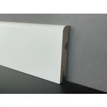 8 cm Magas Ívelt Fehér Szegélyléc