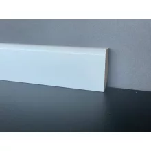 6 cm Magas Ívelt Fehér Szegélyléc