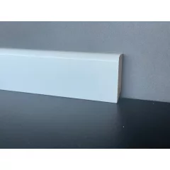 6 cm Magas Ívelt Fehér Szegélyléc