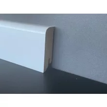 6 cm Magas Ívelt Fehér Szegélyléc