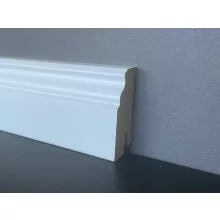6 cm Magas Bordázott Fehér Szegélyléc