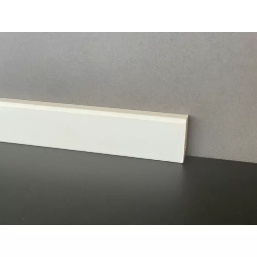 4 cm Magas Szögletes Fehér Szegélyléc