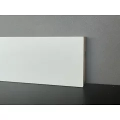 8 cm Magas Szögletes Fehér Szegélyléc