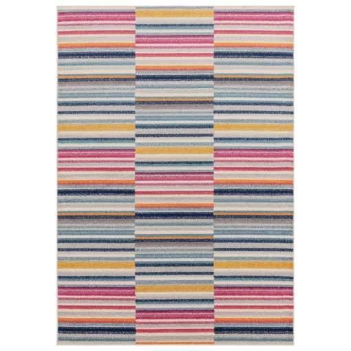 Muse Multi-Coloured Stripe szőnyeg 80x150 cm
