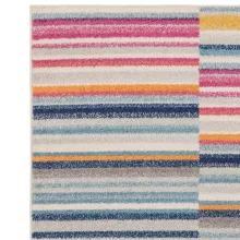 Muse Multi-Coloured Stripe szőnyeg 80x150 cm