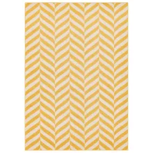 Muse Yellow Chevron szőnyeg 80x150 cm