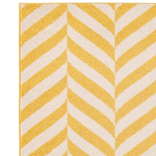 Muse Yellow Chevron szőnyeg 80x150 cm