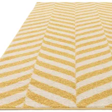 Muse Yellow Chevron szőnyeg 80x150 cm
