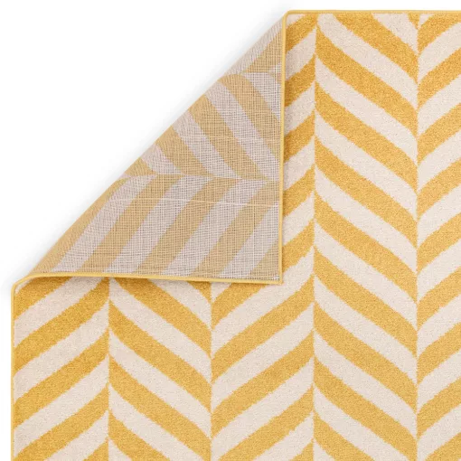 Muse Yellow Chevron szőnyeg 80x150 cm