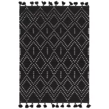 Nepal Black/Cream Diamond  szőnyeg 200x290 cm