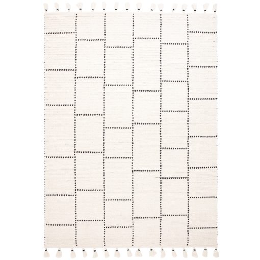 Nepal Cream/Black  Tile  szőnyeg 120x170 cm