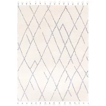 Nepal Cream/Blue Linear  szőnyeg