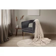 Plush 500 Beige takaró 150x200 cm