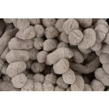 Plush 500 Taupe takaró 150x200 cm