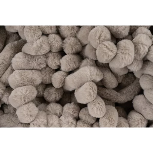 Plush 500 Taupe takaró 150x200 cm