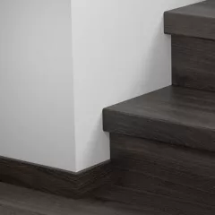   Eligna sötét newcastle tölgy Quick Step bullnose lépcsőburkolat