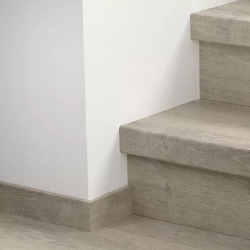 Eligna szürke velence tölgy Quick Step bullnose lépcsőburkolat