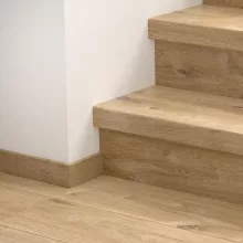 Bloom természetes pamut tölgy Quick Step bullnose lépcsőburkolat