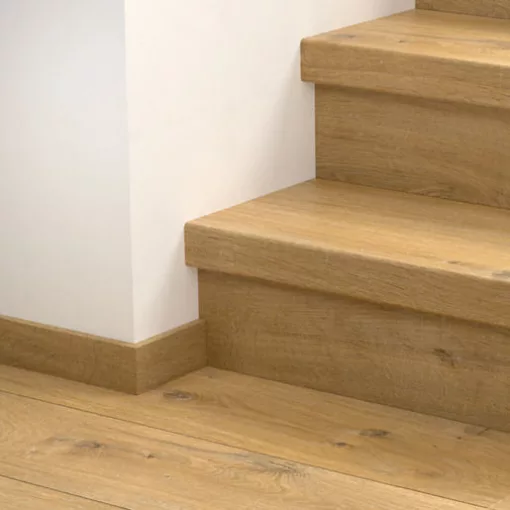 Bloom természetes mély pamut tölgy Quick Step bullnose lépcsőburkolat