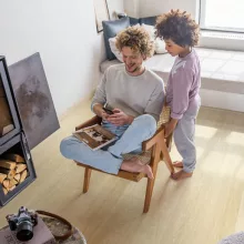 Fuse Világos Természetes Serene Tölgy ragasztós vinylpadló