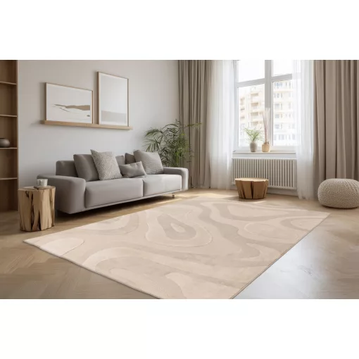Bergamo Batucci 702 Beige szőnyeg 80x150 cm