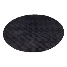 Diamond Cut 800 anthracite  szőnyeg 120 cm-es kör