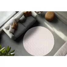 Diamond Cut 800 cream szőnyeg 120 cm-es kör