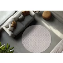 Diamond Cut 800 grey szőnyeg 120 cm-es kör