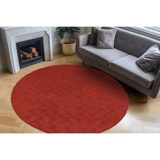 Diamond Cut 800 red szőnyeg 120 cm-es kör